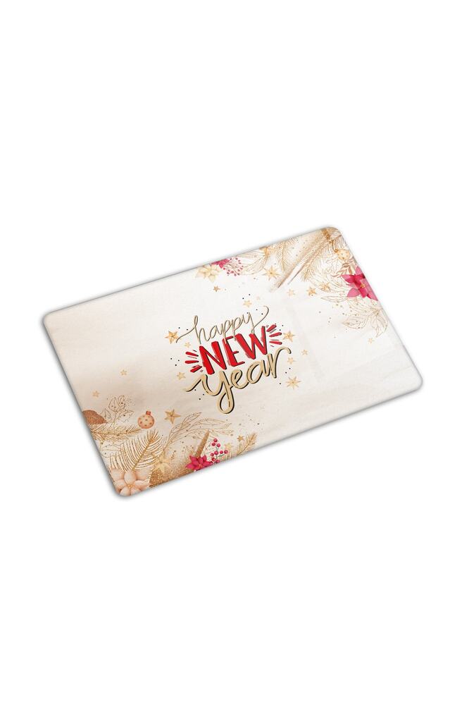 Cam Kesme Tahtası - Cam Kesme Tablası | Happy New Year - Gold | 20cm X 30cm