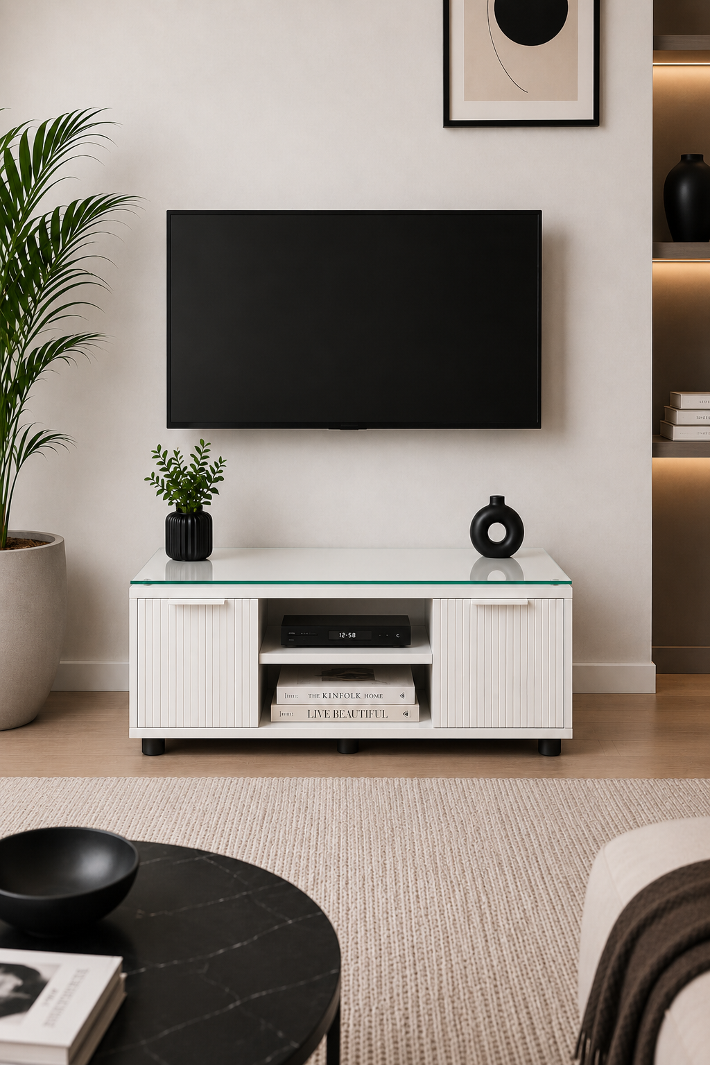 Üst Panel Camı | Beyaz Cam | Apex | 60cm x 40cm