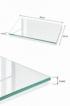 Üst Panel Camı | Beyaz Cam | Apex | 60cm x 40cm