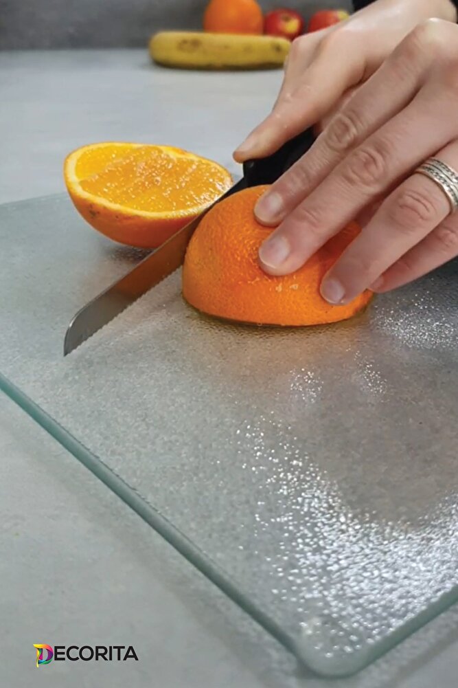 Cam Kesme Tahtası - Cam Kesme Tablası | Buzlu Cam | 20cm X 30cm