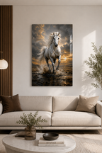 Cam Tablo | Altın Yele | 40cm x 60cm