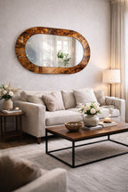 Dekor Camı ve Ayna | Antik Yansıma Dekoratif Ayna | 110cm x 70cm