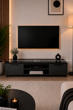 Üst Panel Camı | Siyah Cam | Apex | 120cm x 40cm