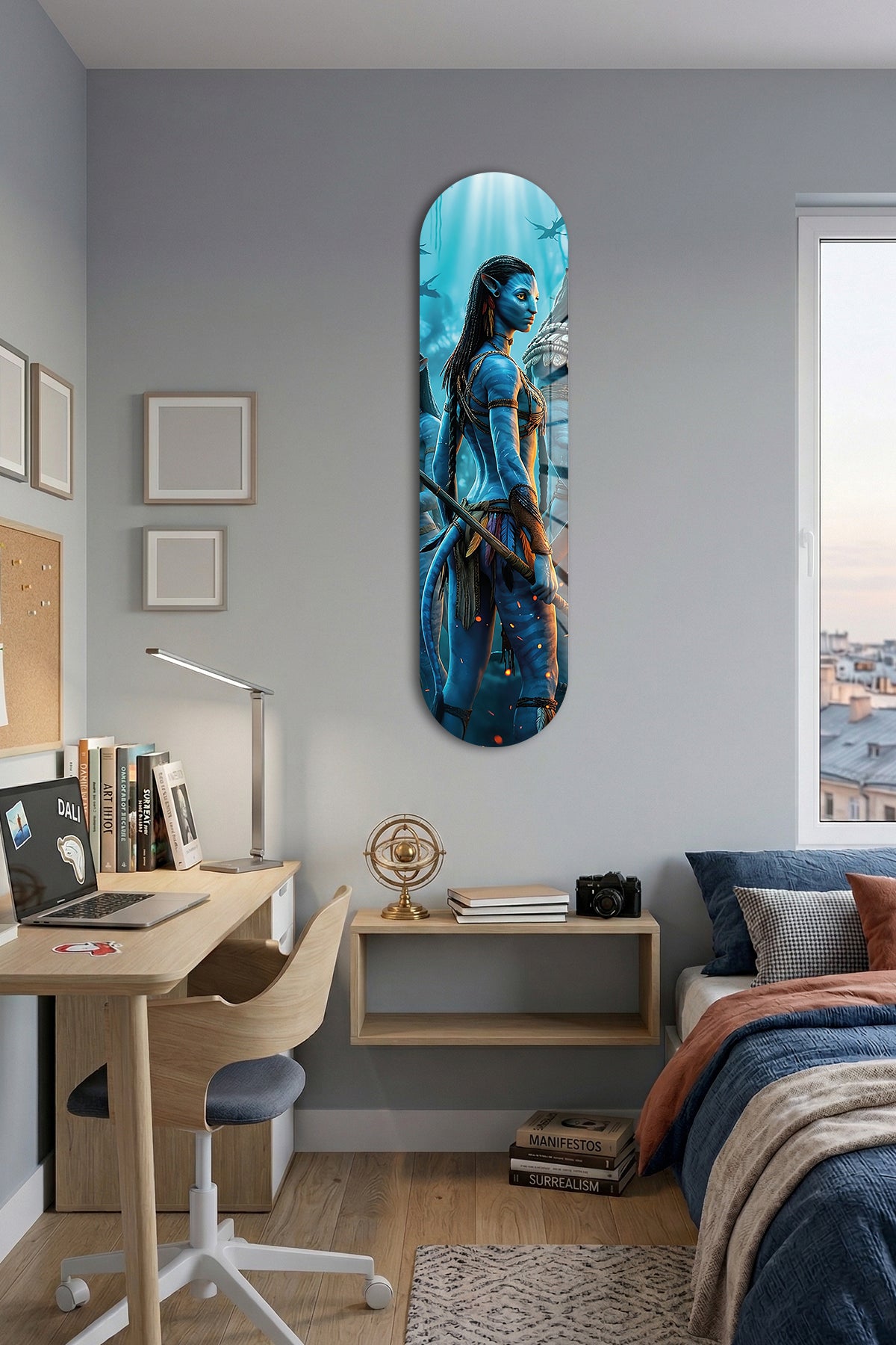 Cam Kaykay Tablo | Avatar-Omatikaya Klanı | 80cm x 20cm