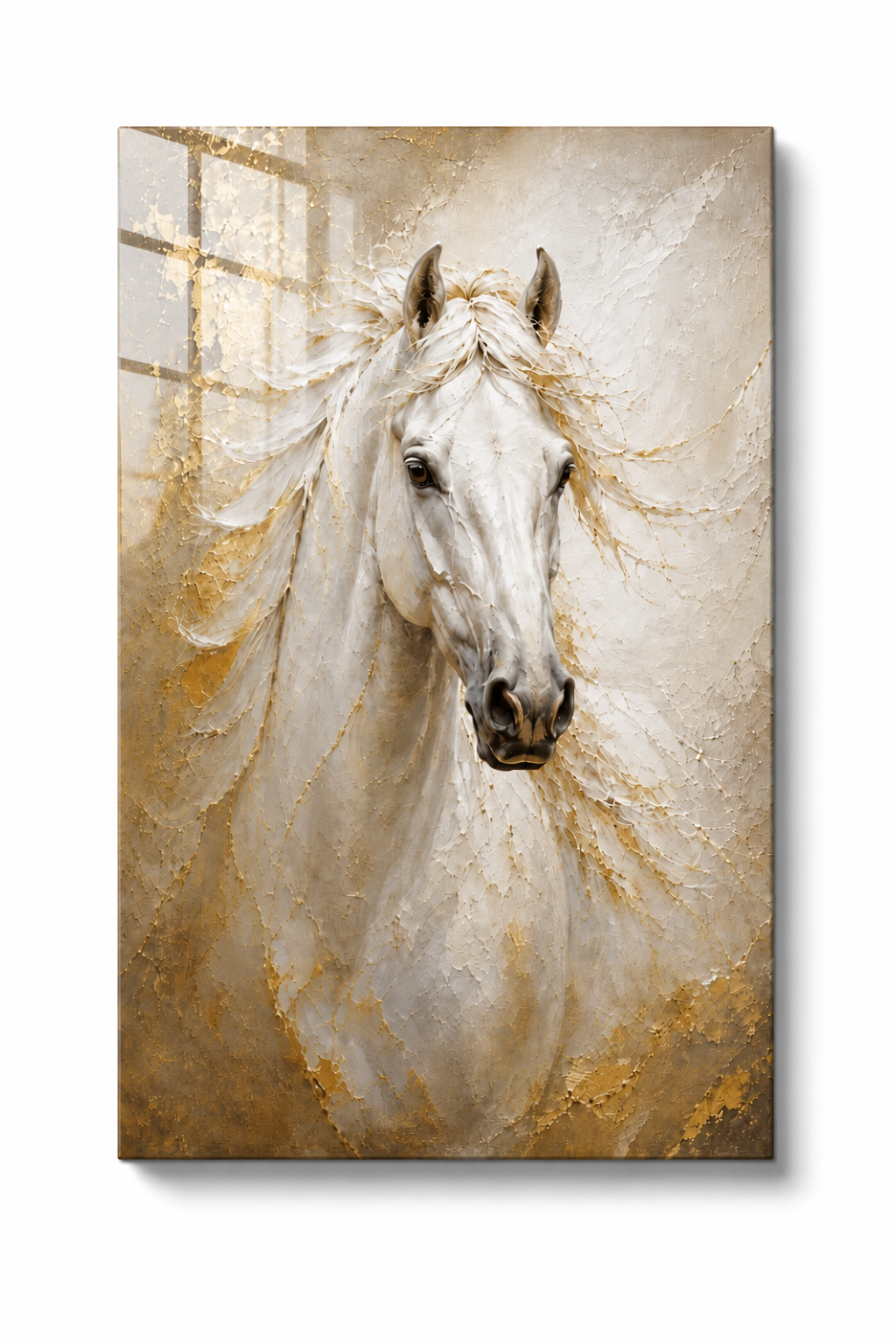 Cam Tablo | Beyaz Asalet | 40cm x 60cm