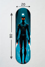 Cam Kaykay Tablo | Dark Hero | 80cm x 20cm
