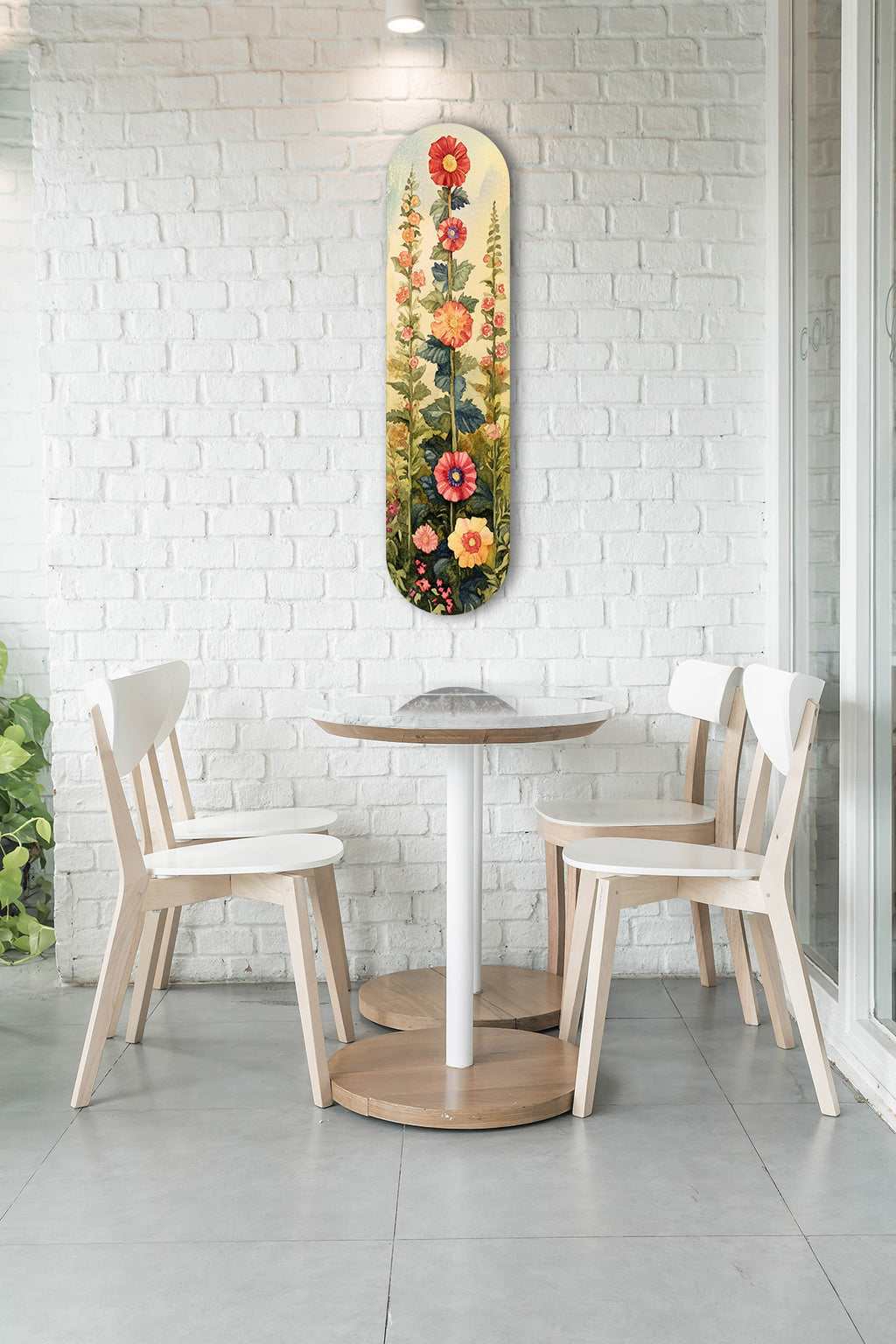 Cam Kaykay Tablo | Hatmi Bahçesi | 20cm x 80cm