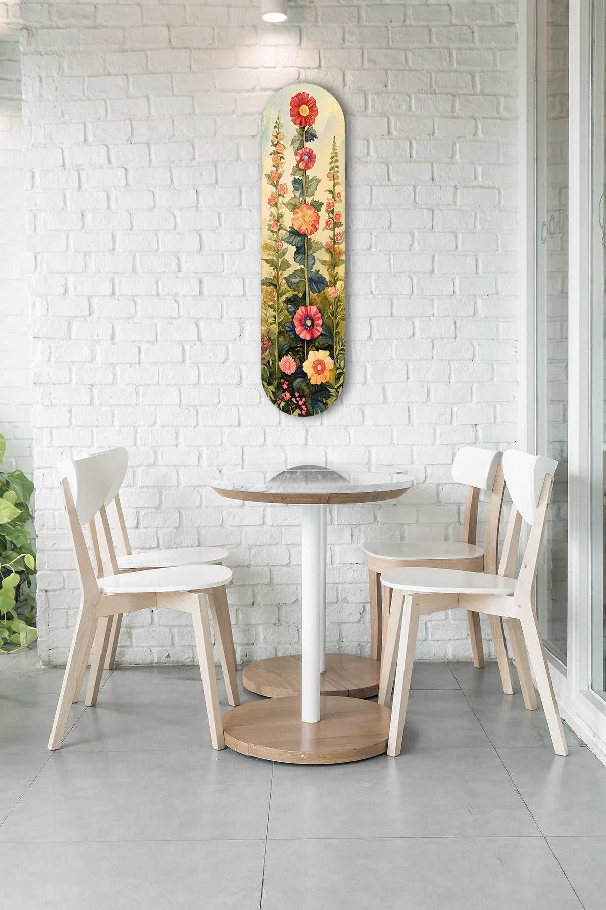 Cam Kaykay Tablo | Hatmi Bahçesi | 20cm x 80cm