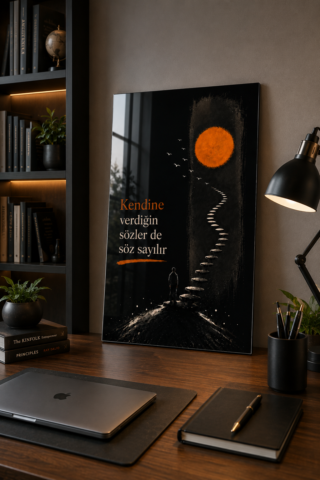 Cam Tablo | Kendine Verdiğin Söz - 1 | 40cm x 60cm