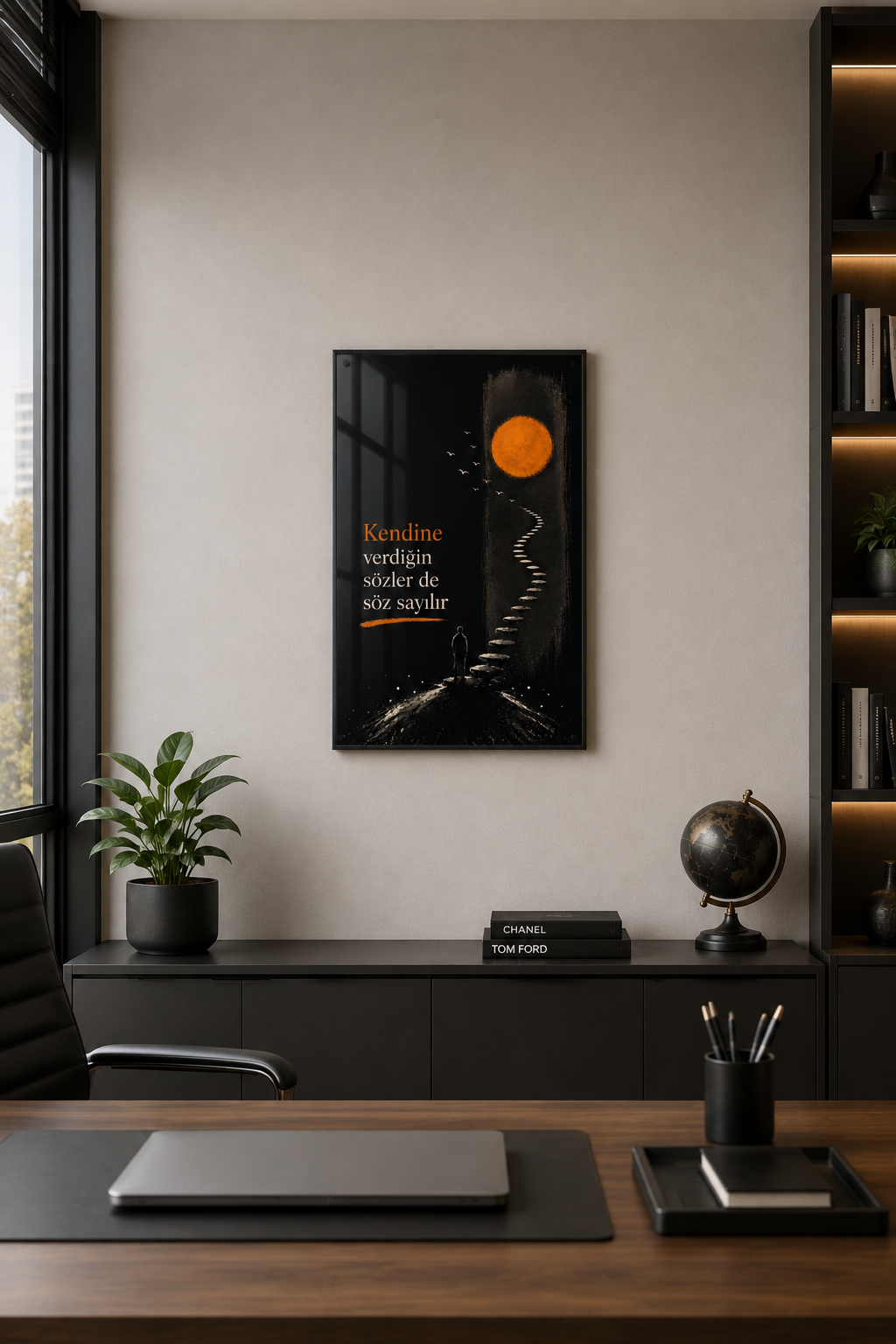 Cam Tablo | Kendine Verdiğin Söz - 1 | 40cm x 60cm