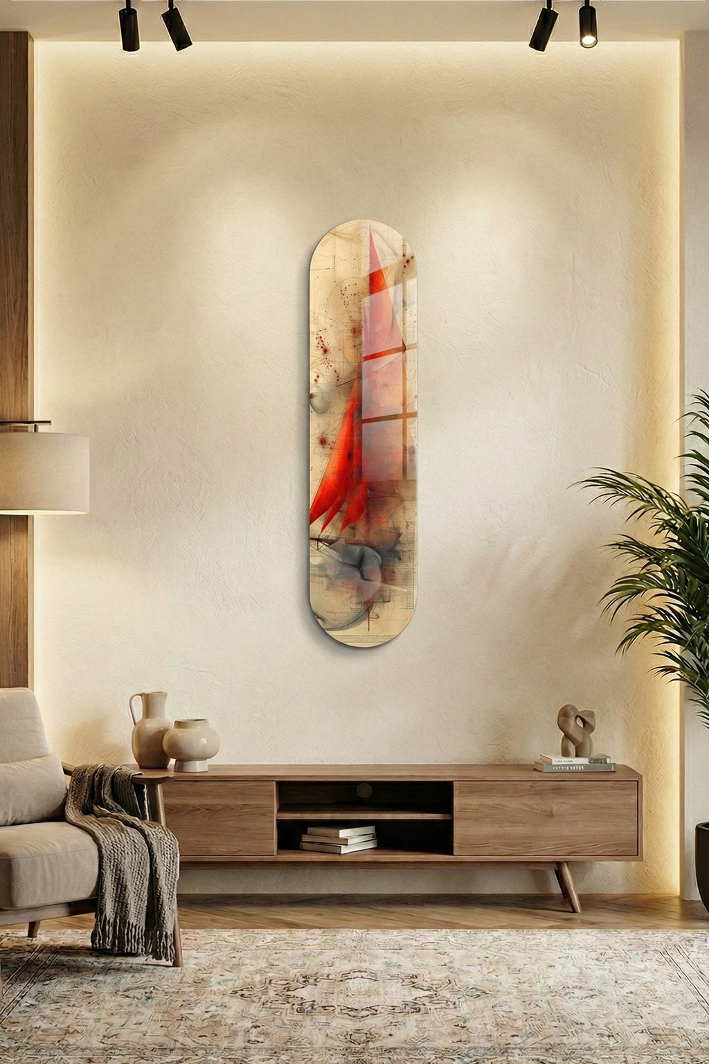 Cam Kaykay Tablo | Marine Sketch | 20cm x 80cm