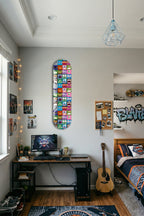 Cam Kaykay Tablo | Monster Moods | 80cm x 20cm