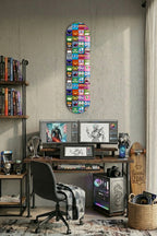 Cam Kaykay Tablo | Monster Moods | 80cm x 20cm