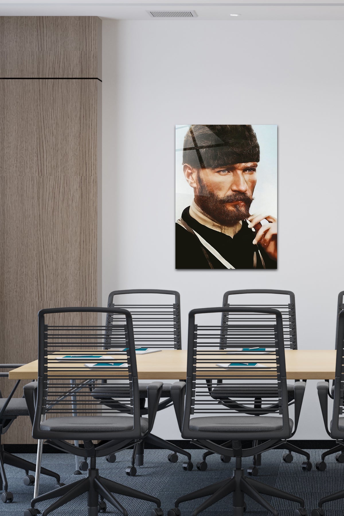 Cam Tablo | Atatürk Serisi - 11 | 40cm x 60cm