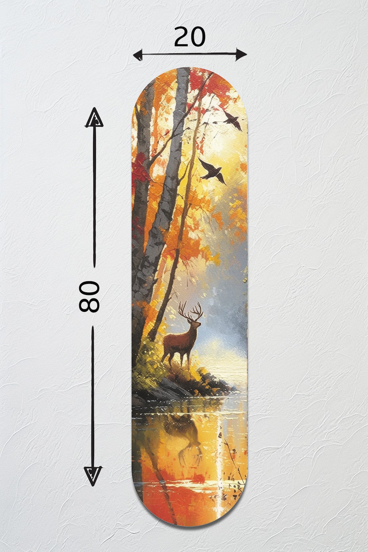 Cam Kaykay Tablo | Orman Rüyası | 20cm x 80cm