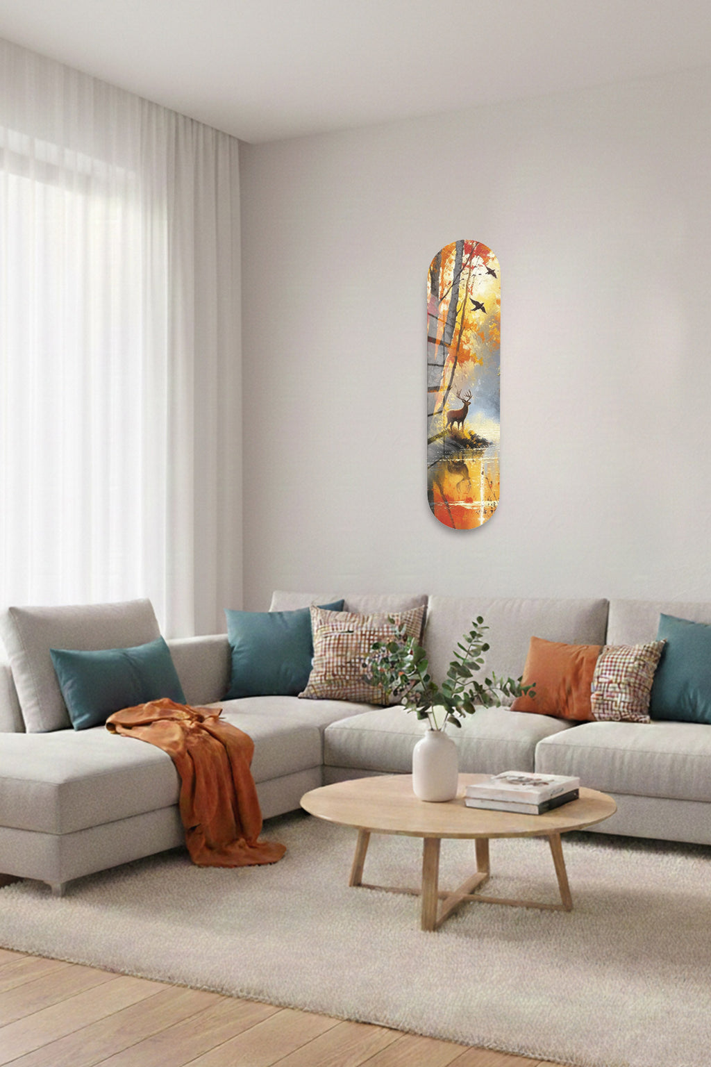 Cam Kaykay Tablo | Orman Rüyası | 20cm x 80cm