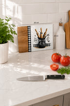 Cam Kesme Tahtası - Cam Kesme Tablası | Pötikare - Rustic Roll Temalı Ahşap Desenli | 20cm x 30cm