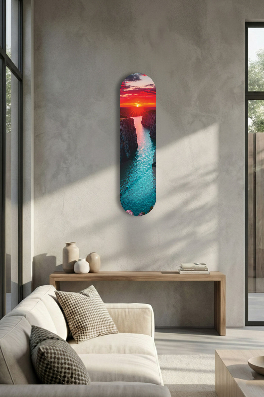 Cam Kaykay Tablo | Saklı Kanyon | 20cm x 80cm