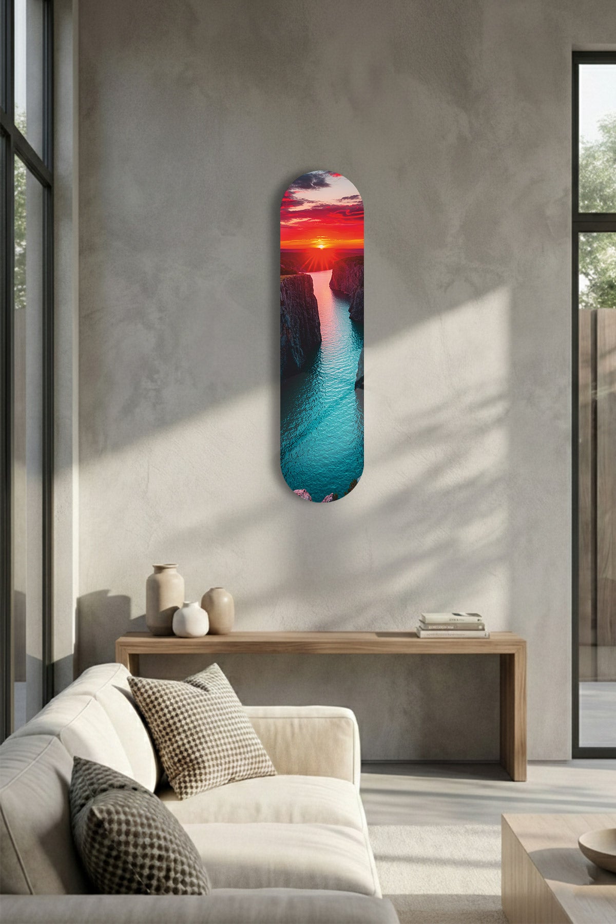 Cam Kaykay Tablo | Saklı Kanyon | 20cm x 80cm