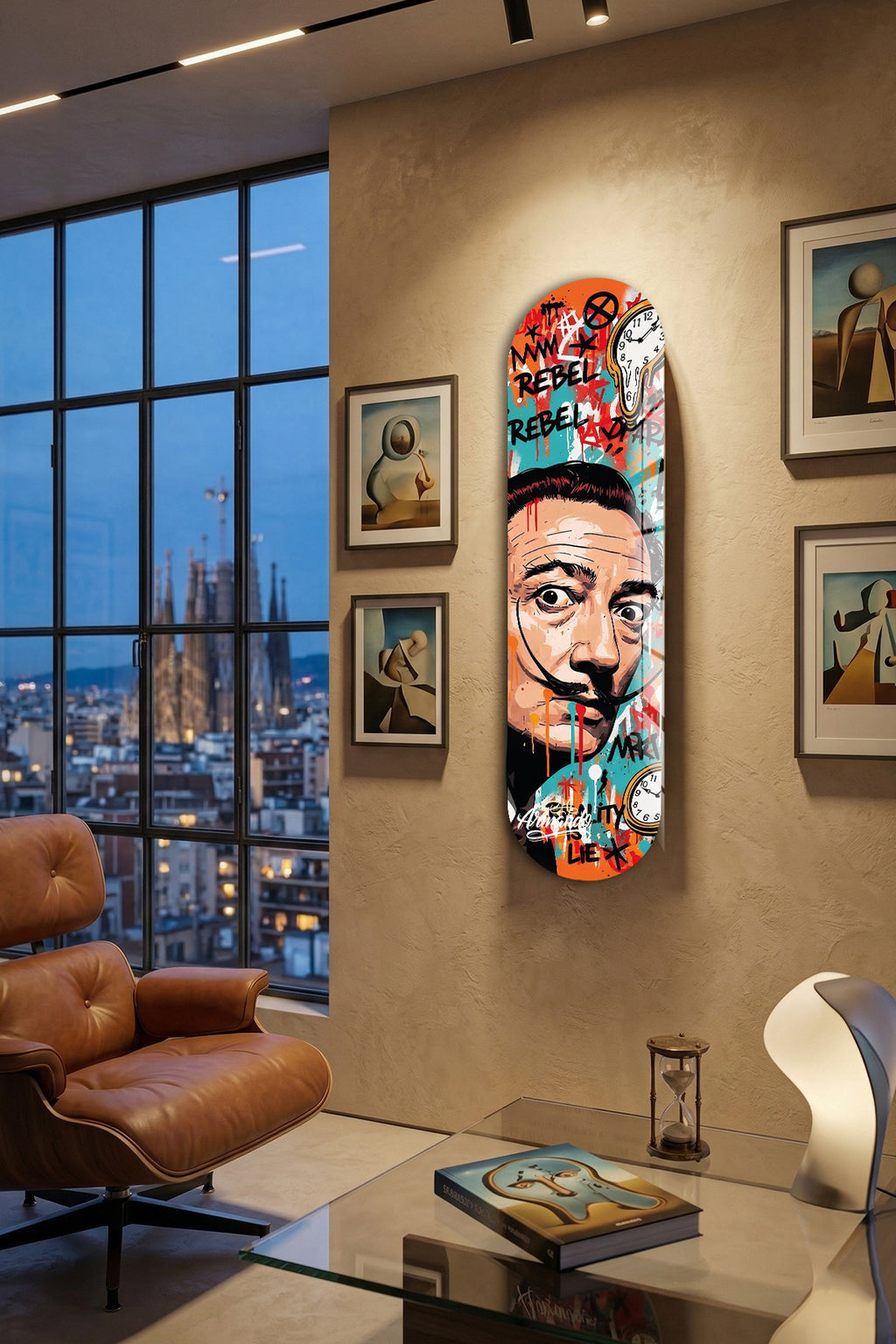 Cam Kaykay Tablo | Modern Salvador | 80cm x 20cm