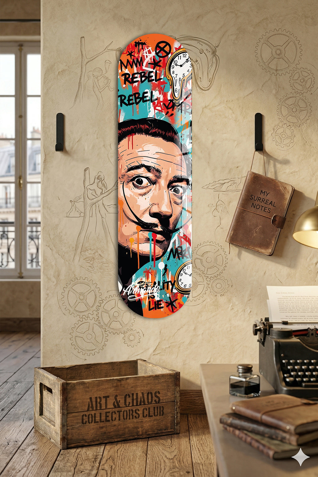 Cam Kaykay Tablo | Modern Salvador | 80cm x 20cm