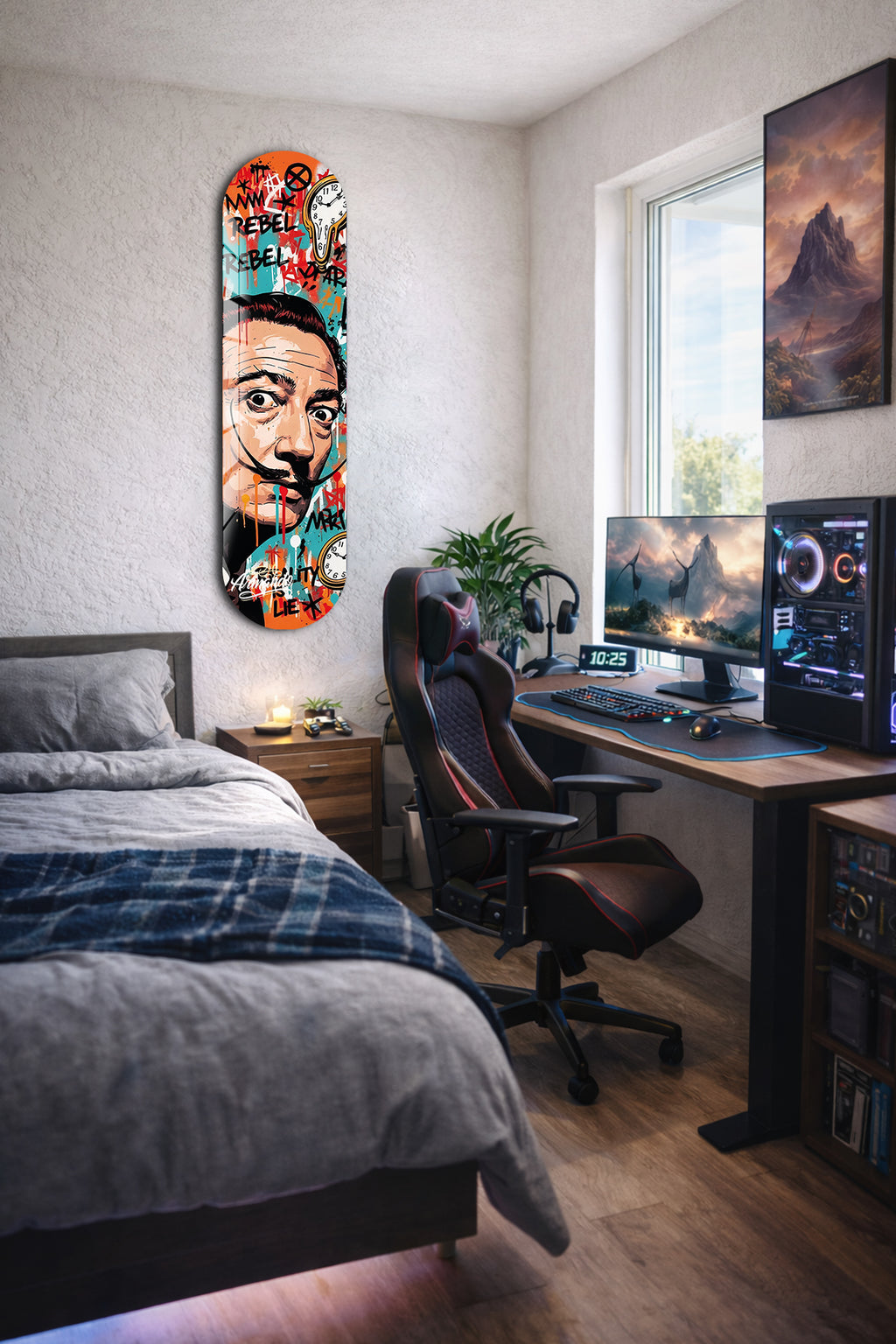Cam Kaykay Tablo | Modern Salvador | 80cm x 20cm