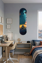 Cam Kaykay Tablo | Sessiz Orman | 80cm x 20cm