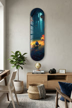 Cam Kaykay Tablo | Sessiz Orman | 80cm x 20cm