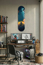 Cam Kaykay Tablo | Sessiz Orman | 80cm x 20cm