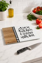 Cam Kesme Tahtası - Cam Kesme Tablası | Sevgiyle Pişen Mutfak | 20cm x 30cm