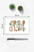 Cam Kesme Tahtası - Cam Kesme Tablası | Soft Kitchen | 20cm x 30cm