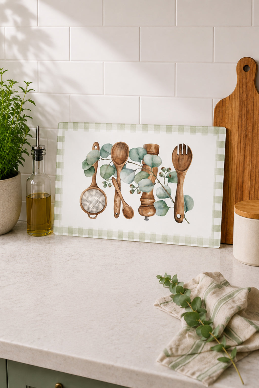 Cam Kesme Tahtası - Cam Kesme Tablası | Soft Kitchen | 20cm x 30cm