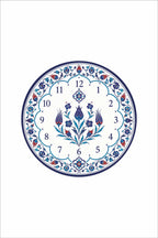 Cam Duvar Saati | Anatolia Blue | Çap 32