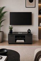 Üst Panel Camı | Siyah Cam | Apex | 60cm x 40cm