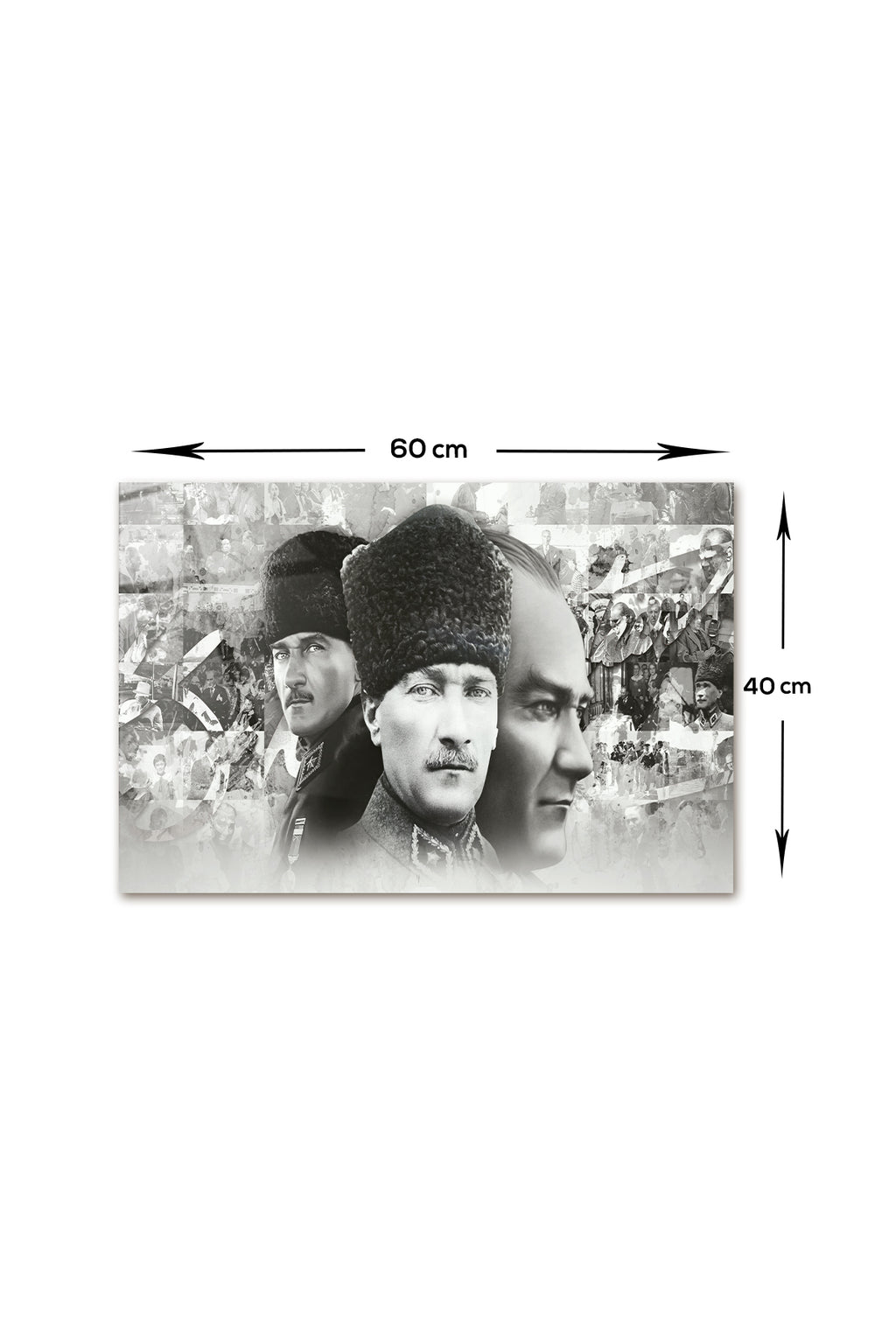Cam Tablo | Atatürk Serisi 9 | 40cm x 60cm