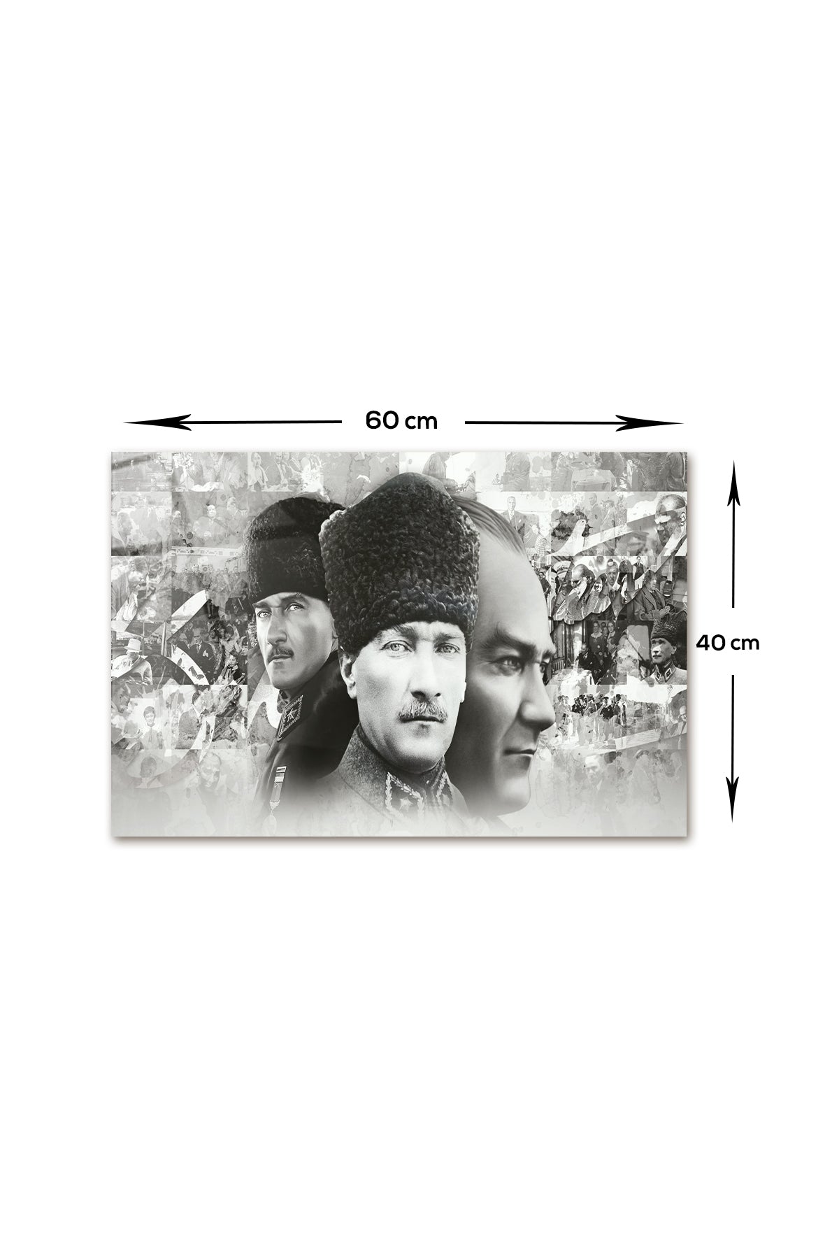 Cam Tablo | Atatürk Serisi 9 | 40cm x 60cm