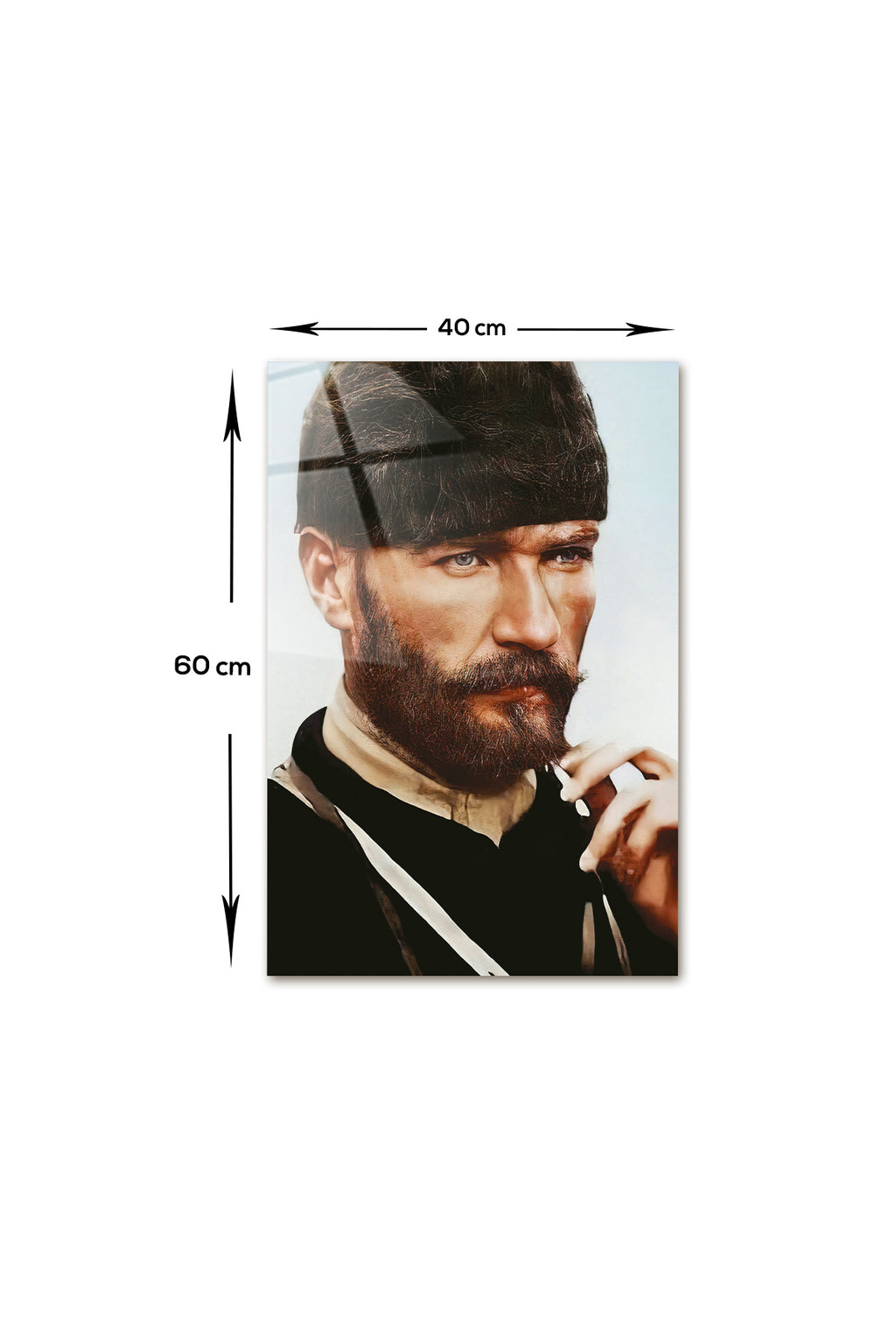 Cam Tablo | Atatürk Serisi - 11 | 40cm x 60cm