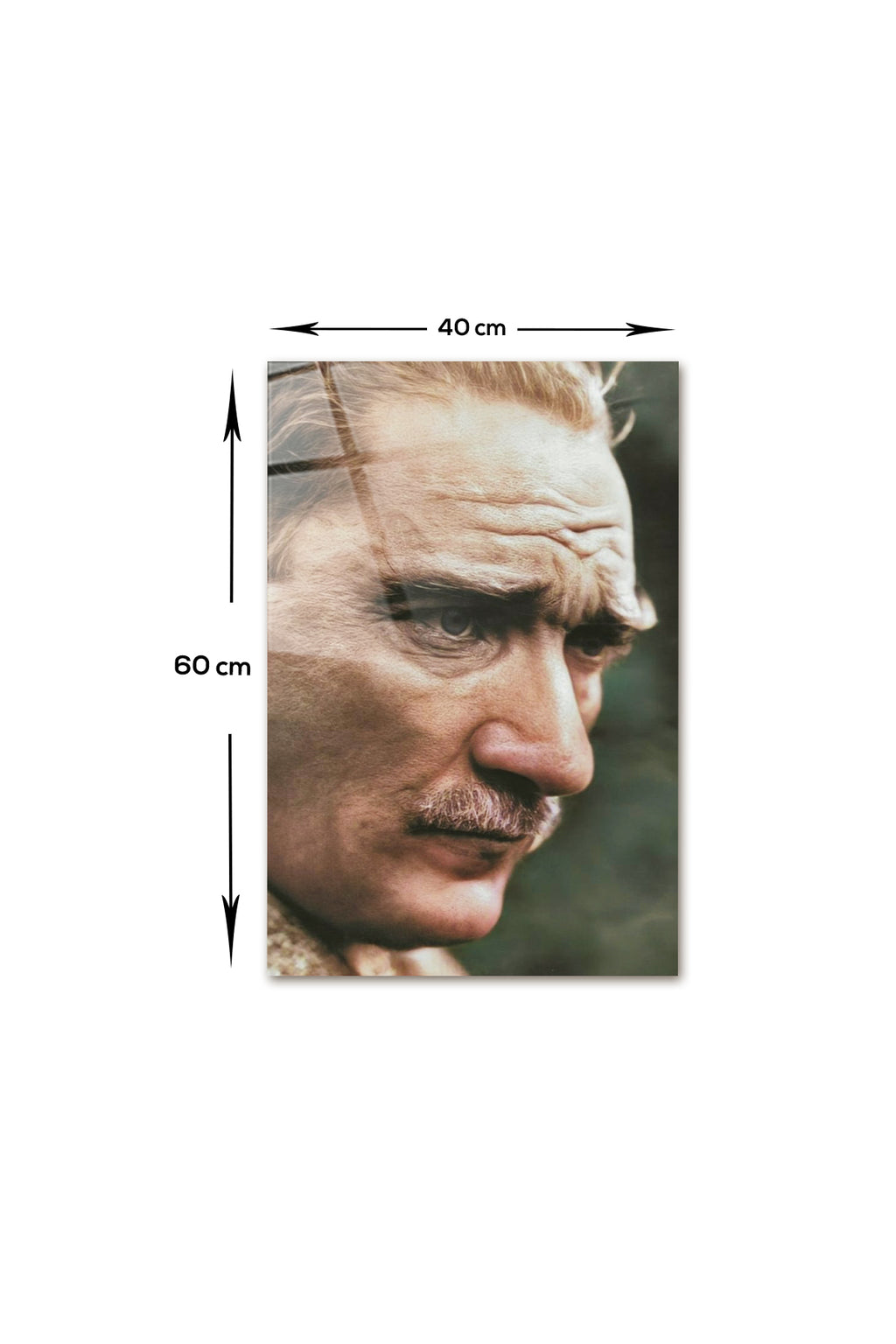 Cam Tablo | Atatürk Serisi 16 | 40cm x 60cm