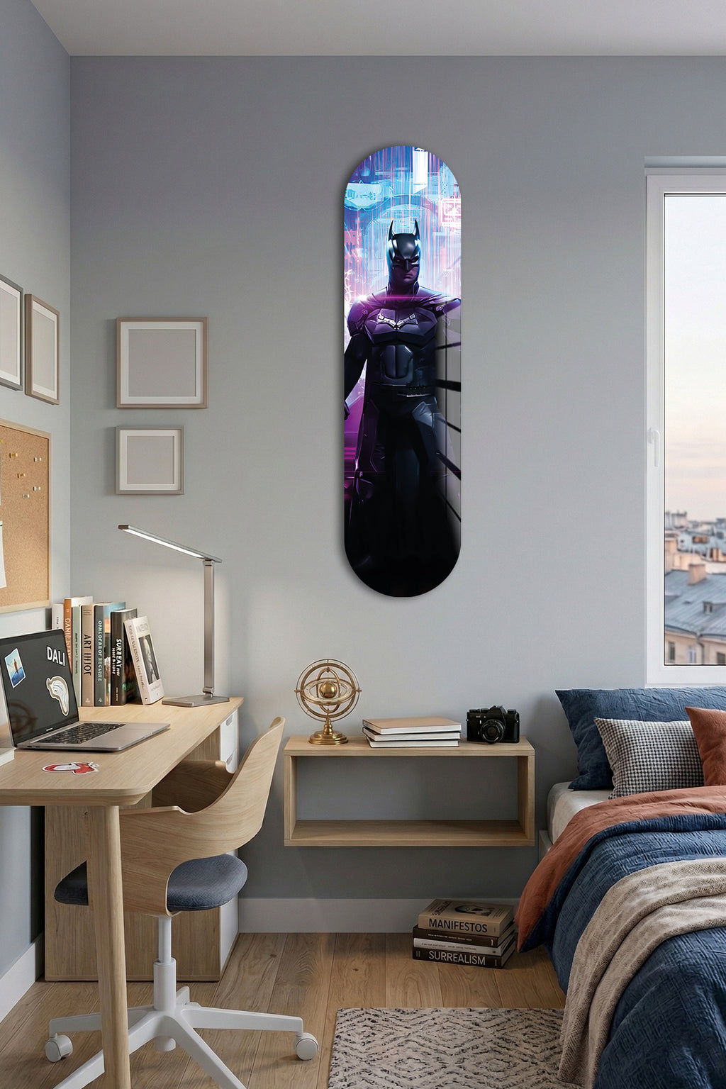 Cam Kaykay Tablo | The Dark Knight | 80cm x 20cm