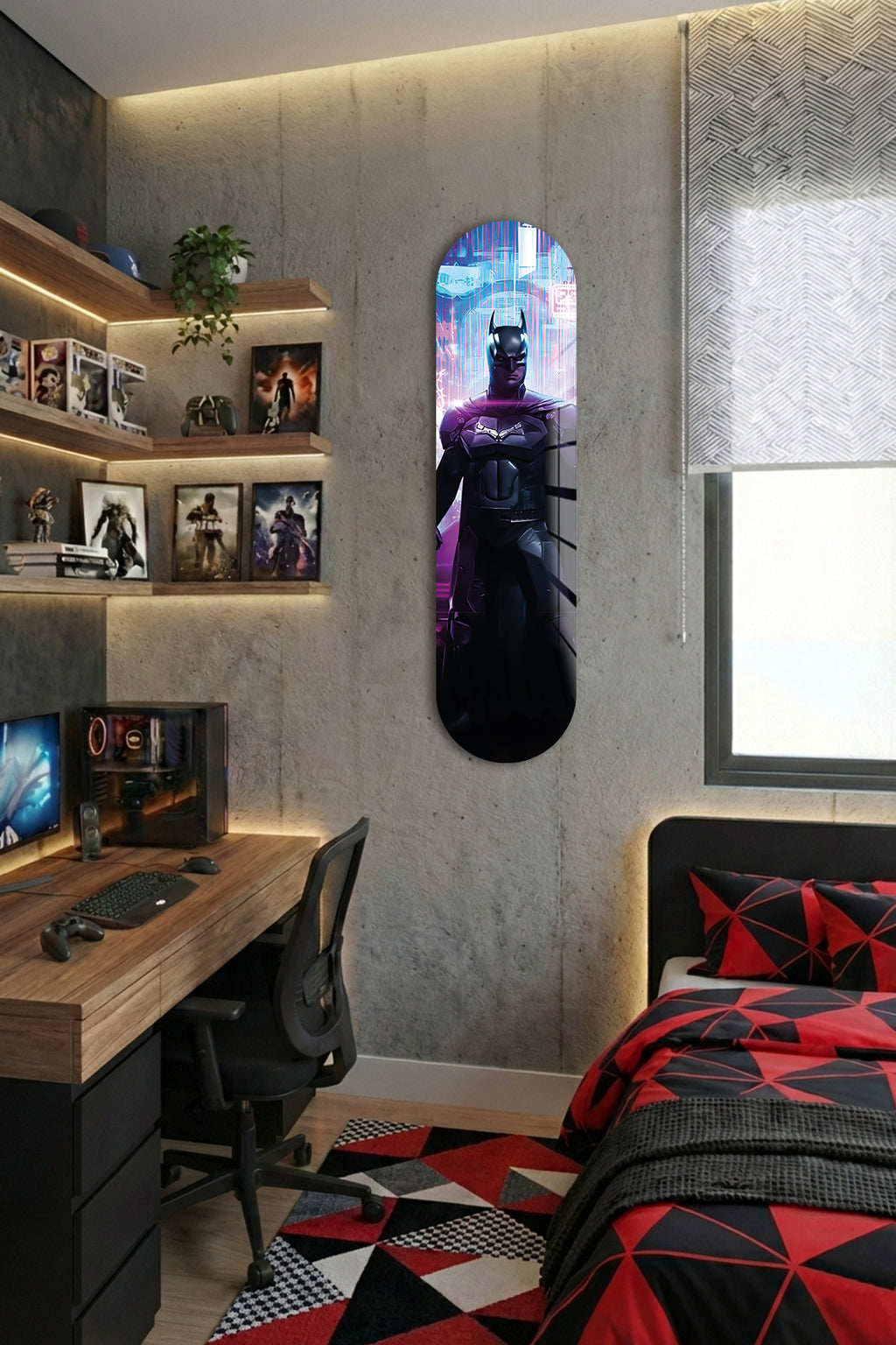 Cam Kaykay Tablo | The Dark Knight | 80cm x 20cm
