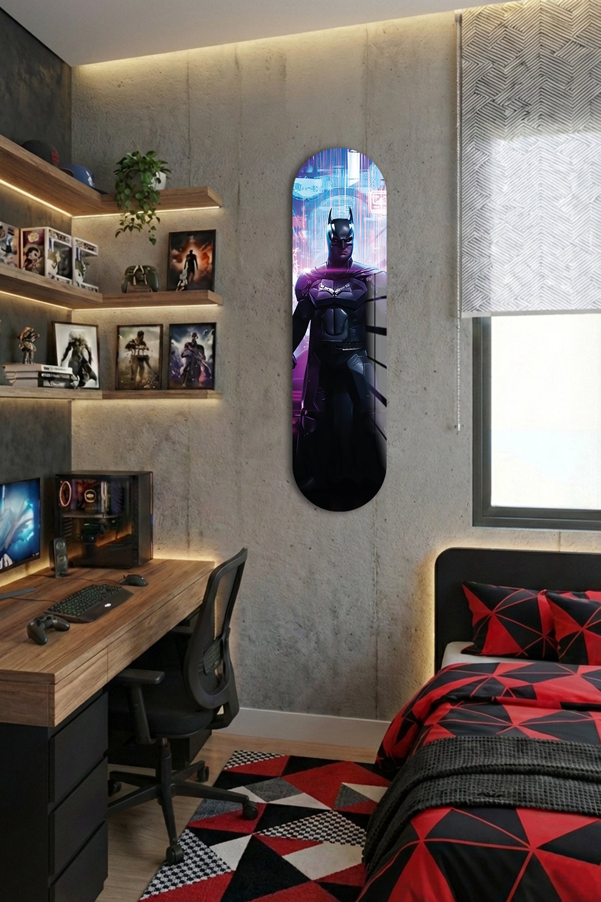 Cam Kaykay Tablo | The Dark Knight | 80cm x 20cm