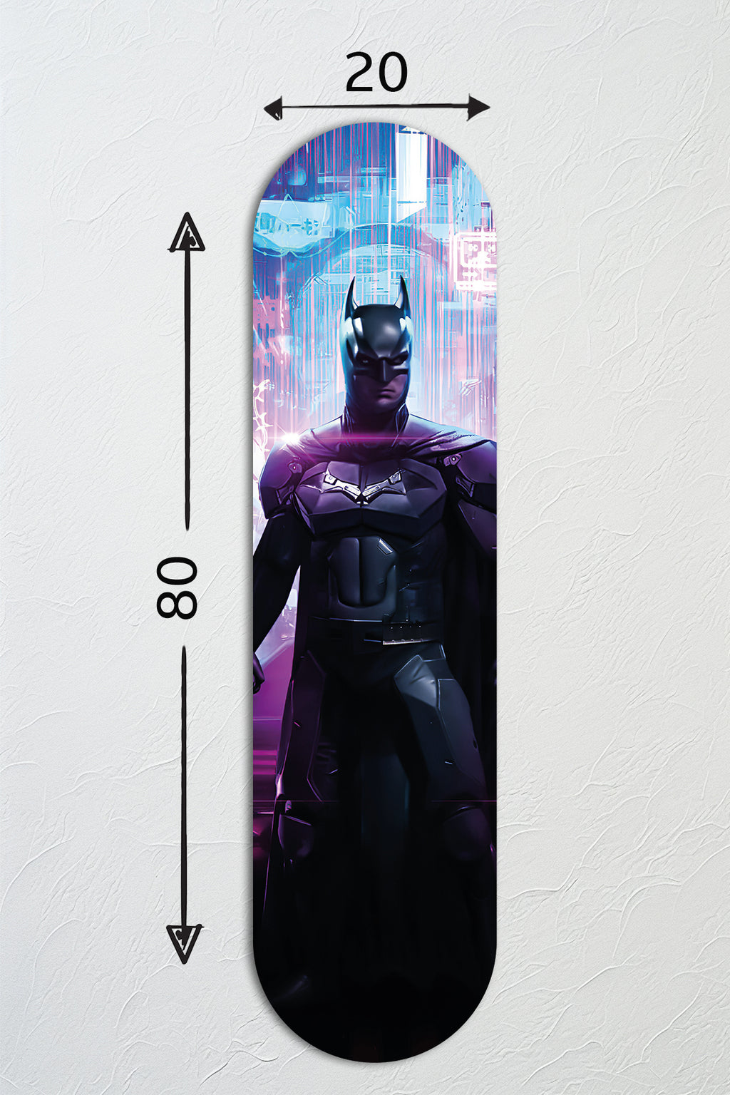 Cam Kaykay Tablo | The Dark Knight | 80cm x 20cm