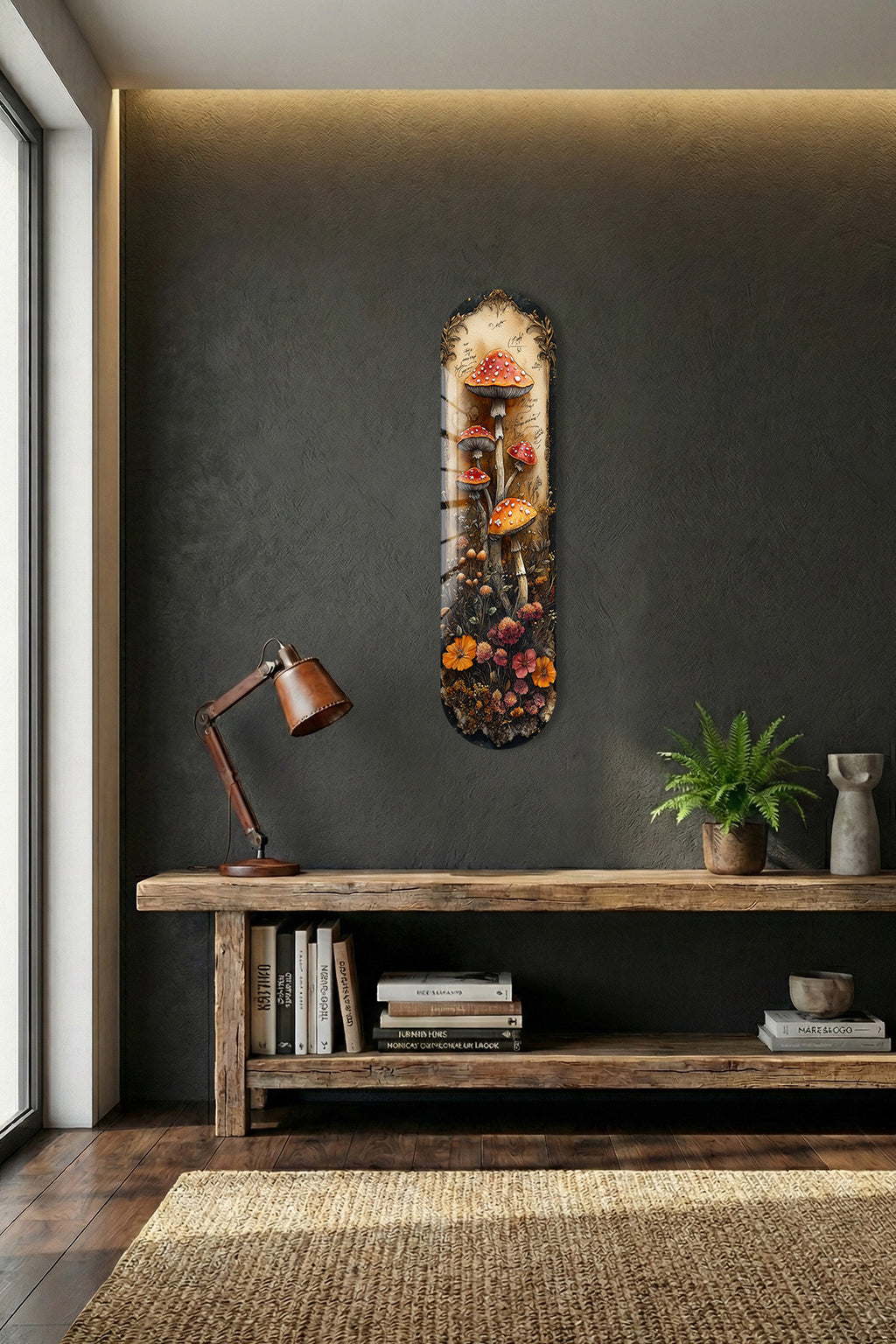 Cam Kaykay Tablo | Gizemli Koru | 20cm x 80cm