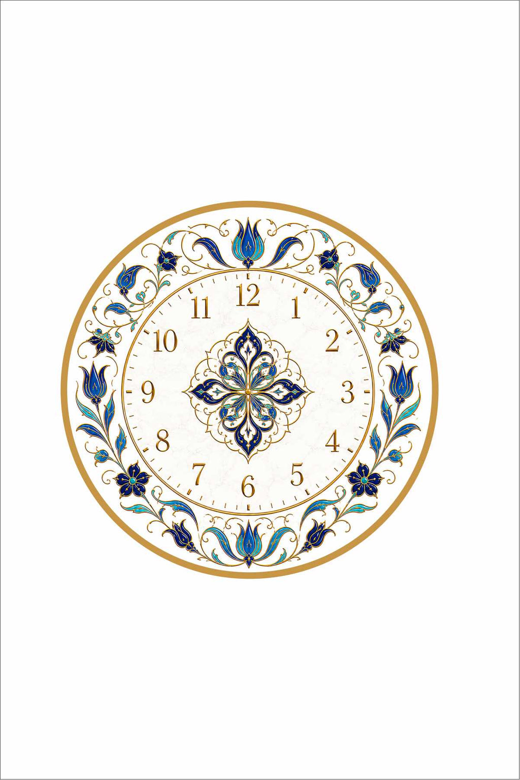Cam Duvar Saati | İznik Sultanı | Çap 32