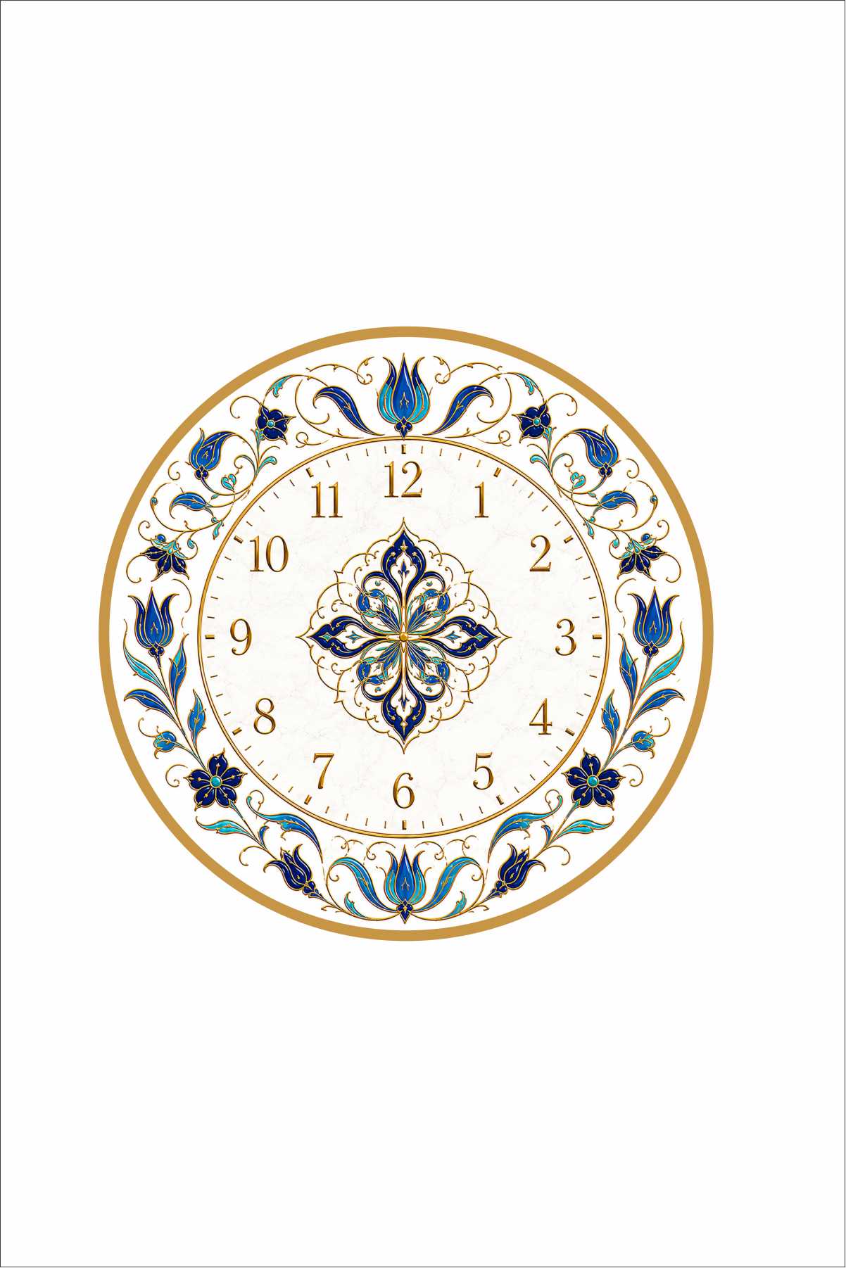 Cam Duvar Saati | İznik Sultanı | Çap 32