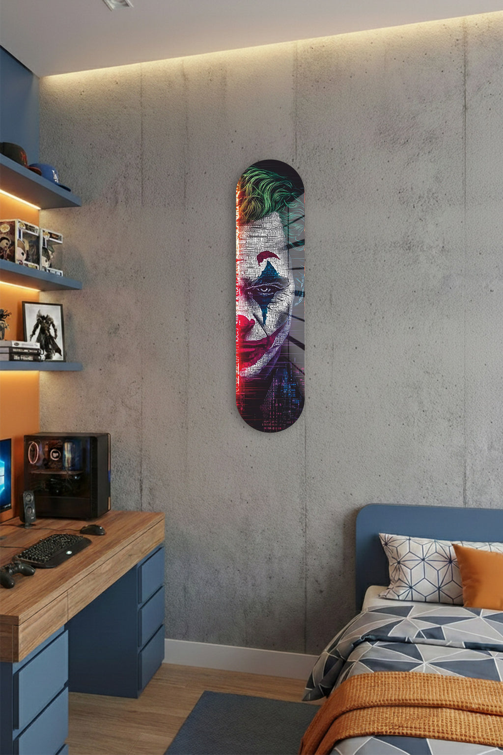 Cam Kaykay Tablo | Joker | 20cm x 80cm