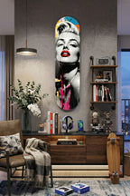Cam Kaykay Tablo | Marilyn Monroe Pop Art | 80cm x 20cm