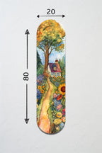 Cam Kaykay Tablo | Saklı Bahçe | 20cm x 80cm