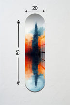 Cam Kaykay Tablo | Sessiz Yansıma | 20cm x 80cm